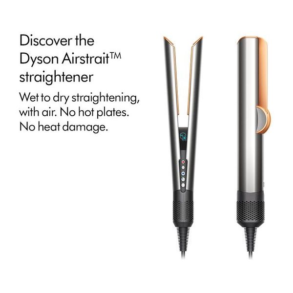 Buy Cashtro ltd,DYSON Airstrait Hair Straightener - Bright Nickel & Rich Copper - Gadcet UK | UK | London | Scotland | Wales| Near Me | Cheap | Pay In 3 | Hair Straighteners
